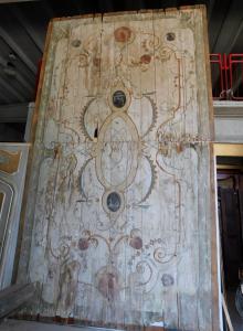 darb180 - Holzdecke, bemalt, 18. Jahrhundert, Maße: 590 x 340 cm